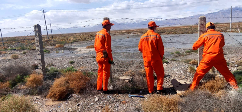 1589537441206983.jpg 人工绑扎打开的隔离栅.jpg